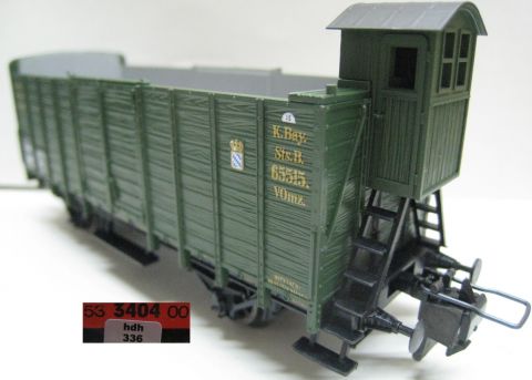 Trix Express 3404 bay. Hochbordwagen m Brh (hdh336) TOP/OV