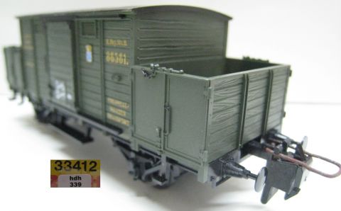 Trix Express 33412 bay Colonial Güterwagen (hdh339) TOP/OV