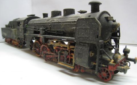 Revell (0)2168 BR 18.5 vormals bay S3/6, ehemaliger Bausatz wunderschön gealtert,