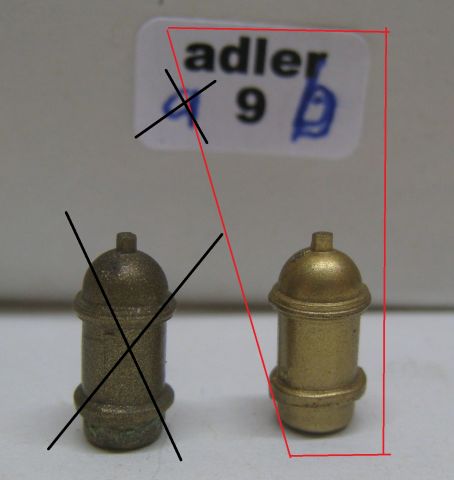 Dampfdom gelblich Gold (9b)