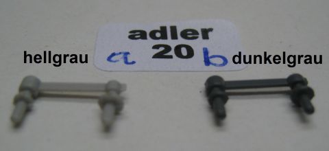Dampfleitung Kessel-Feuerbuchse hellgrau (20a)