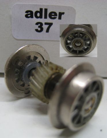 Trix International Antriebs Achse graue Speichen (37) zum Adler aber auch zum VT08 passend