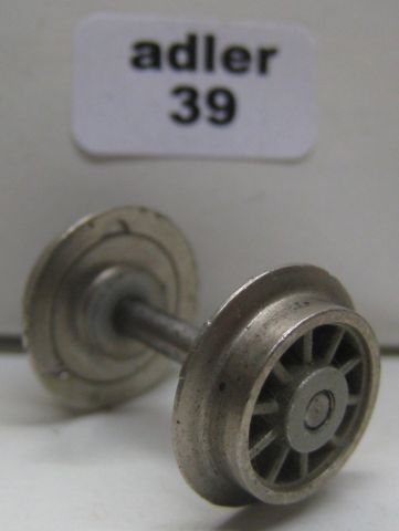Trix International Adler Wagen Achse graue Speichen (39), auch zum VT08 passend