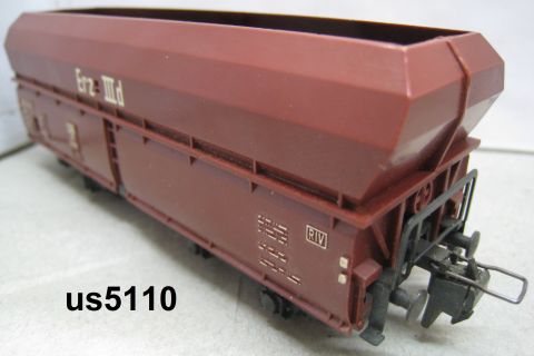 Trix Express 3487 Schüttgutwagen Erz IIId weiß aufgedruckt (us5110) o. OV
