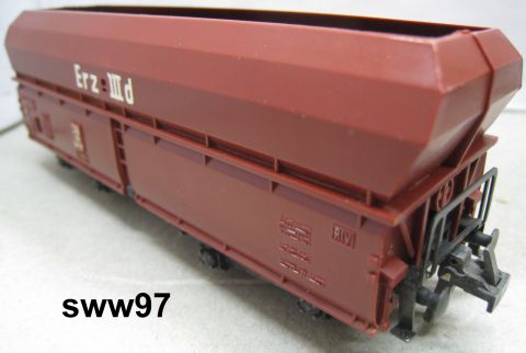 Trix Express 3487 Schüttgutwagen Erz IIId Abziehbild (sww97), o. OV
