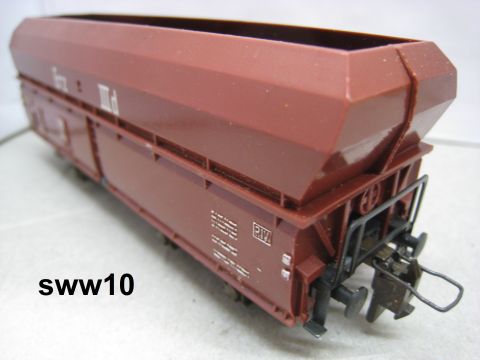 Trix Express 3487 Schüttgutwagen Erz IIId (sww101) seltene Version, o. OV