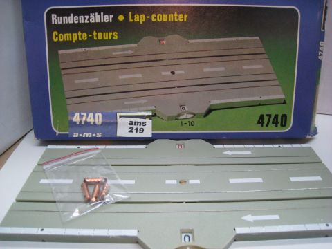 Faller AMS 4740 Rundenzähler in der Fahrbahn verbaut (ams219) TOP/OV