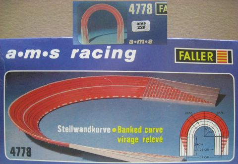 Faller AMS 4778 Steilkurve großer Radius (ams228) TOP/OV