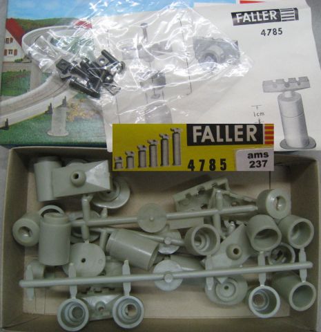 Faller AMS 4785 Pfeilersatz für einspurige Fahrbahn (ams237)TOP/OV neuerer Karton mit Bild