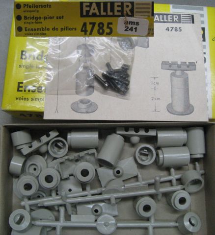 Faller AMS 4785 Pfeilersatz für einspurige Fahrbahn (ams241) TOP/OV im früheren gelbem Karton, o Bild