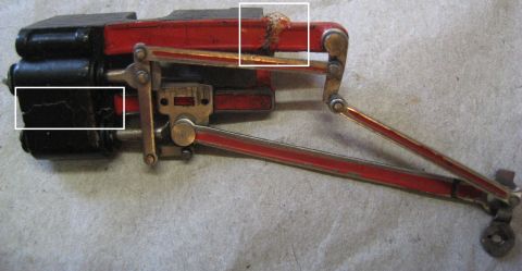 TE Original Ersatzteil zur 756 BR 71 linker Zylinder mit Steuerung
