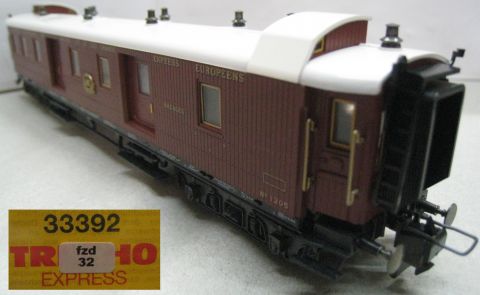 Trix Express 33392 Orient Express CIWL Packwagen Nr. 1205 (fzd32) TOP/OV