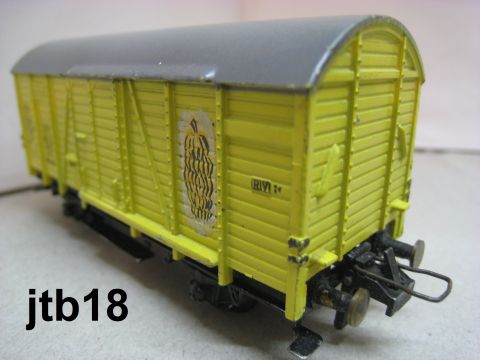 Trix Express 461 3461 Bananenwagen (tjb18), rundum sehr schön Erhalten, o OV
