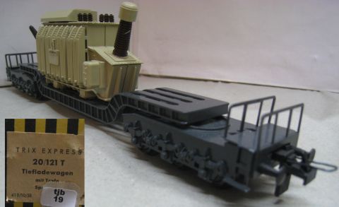 Trix Express 20/121 T Schwerlastwagen mit Trafo (tjb20), sehr schön OV.