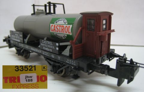 Trix Express 33521 Kesselwagen der DR Castrol (jhw188) TOP/OV