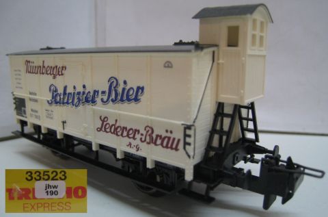 Trix Express 33523 Bierwagen der DR Nürnberger Patrizier-bier (jhw190) TOP/OV