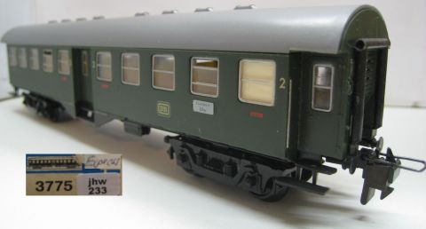 TI/TE 3775 2. kl Umbau Wagen Typ B 4 yge dunkleres grün (jhw234) TOP in TI OV