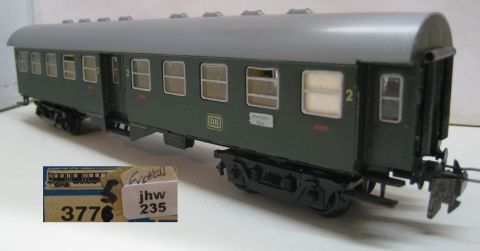 TI/TE 3775 2. kl Umbau Wagen Typ B 4 yge dunkleres grün (jhw235) TOP  in falschem TI OV
