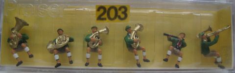 Preiser 203 Bayerische Musikkapelle sitzend Top/OV