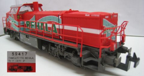 Piko/TE 59417 Diesellok G1700 BEHLA Ep.VI Lok Nr: 21, eine Lok der Hobby Serie, mehrere Klebestellen