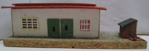 Trix Express 696/ 697 Haltepunkt Eichental 17x6x5 cm um 1958/59