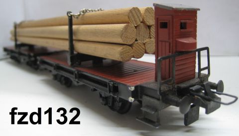 Trix Express 443 3443 Scemelwagen mit Langholz (fzd132), rundum sehr schön Erhalten. o OV
