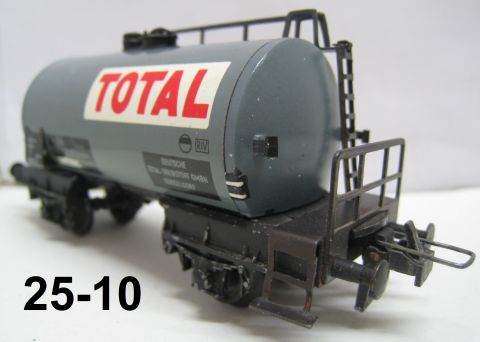 Trix Express 3439 2-A Tankwagen TOTAL (25-10), Farben beidseitig kräftig Erhalten o OV