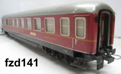 Trix Express 20/173 DSG Speisewagen (fzd141) Dach mit Gebrauchsspuren, o OV.