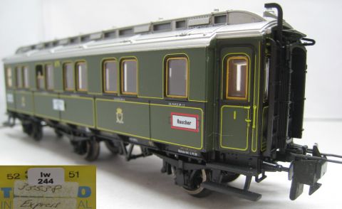 Trix Express 3335.51 Schnellzugwagen AB 1. und 2. Klasse (jhw244) TOP/ in TI OV