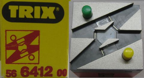 Trix 6412 66412 Baustein DKW Links zum Trix Gleisbild Stellwerk TOP