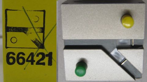 Trix 6421 66421 Baustein Weiche rechts Gleisbild Stellwerk Baustein TOP