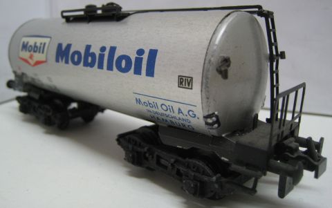 Trix Express 20/92M 493 3493 Mobiloil kleiner Pegasus (o Nr) 1957-69, Farben kräftig, o OV