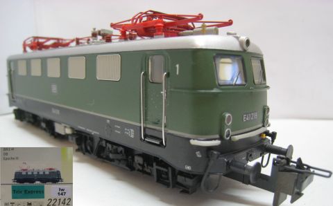 TI/TE 22142 BR E 41 219 grün Ep III (lw147) mit allen Papieren, TOP/OV