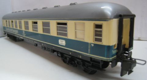 Trix Express 3353 Gesellschaftswagen, Model WG ümh, schön Erhalten.