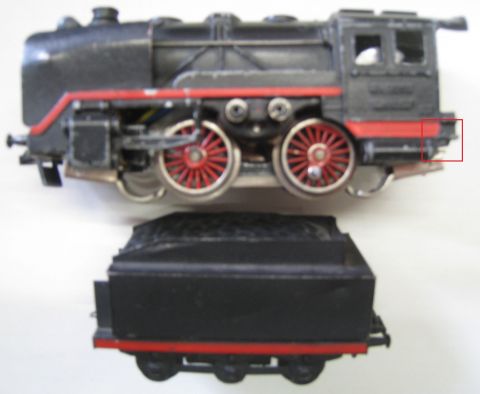 Trix Express  20/52 Dampflok mit Tender (mps26) Teile fehlen, zum Basteln oder Ausschlachten, siehe Bilder.