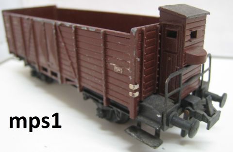 Trix Express 20/84 Hochbordwagen Typ ESSEN mit Brh MAHAGONIE (mps1) sicher Original, bitte Lesen, o OV.