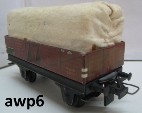 Trix Express 20/66 Planewagen der DR (mps6) mit Gebrauchs Spuren, siehe Bilder, o OV.