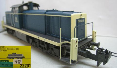 TI/TE 22201 BR 290 der DB Ep IV türkis/beige (mdm148), mit allen Papieren, TOP/OV.