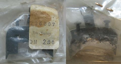 Trix Express 2260 Original Ersatzteil Pufferbohle komplett mit Kupplung TOP/OV