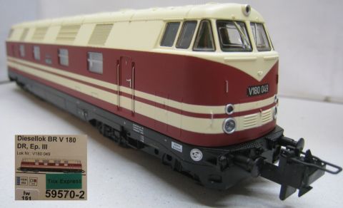 Piko/TE 59570-2 BR V 180 049 EpIII (lw151) mit allen Papieren, TOP/OV.