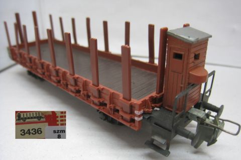 Trix Express 3436 Rungenwagen mit Brh (szm8) sehr gut Erhalten im Original Karton