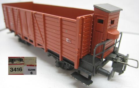 Trix Express 3416 Hochbordwagen ESSEN m Brh (szm6) sehr gut Erhalten