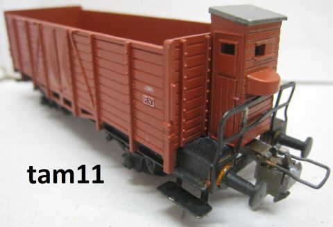 Trix Express 20/84, 416, 3416 Hochborwagen Essen braun m Brh (tam11) sehr schön Erhalten, o OV