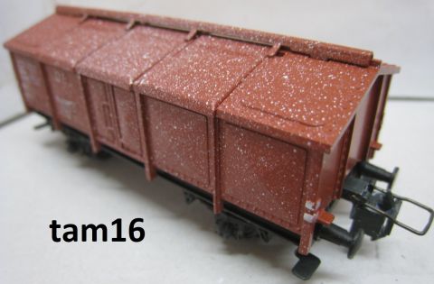 Trix Express 20/87, 423, 3423 Klappdeckelwagen Wuppertal o Brh (tam16) sehr schön Erhalten, o OV