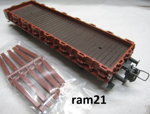 Trix Express 435, 3435 Rungenwagen o Brh (tam21) Rungen liegen bei, sehr schön Erhalten, o OV