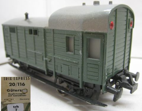 Trix Express 20/116 Gützerzuig Begleitwagen Hannover (trh7) Beleuchtet