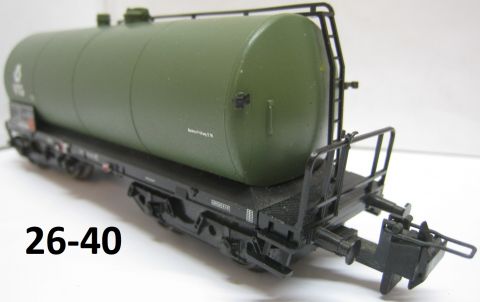 TE 70150 einzelner VTG Tankwagen  olivgrün aus 2er Set 70150 nur 1994,n, o OV