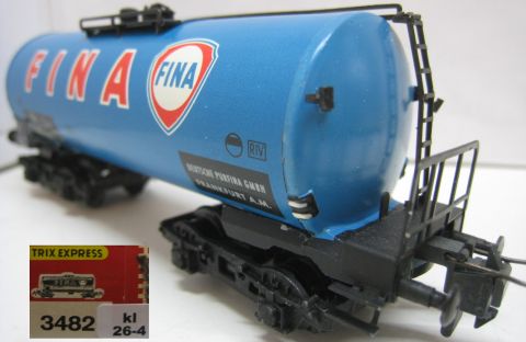 Trix Express 3482 4A Tankwagen FINA (26-4) sehr gut in OV