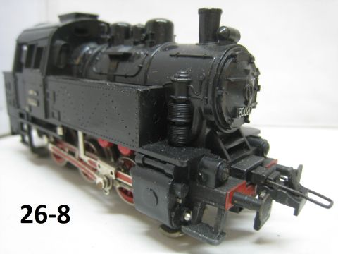 Trix Express BR 80 020 Kunststoffgehäuse (26-8) Permamotor komplette Steuerung