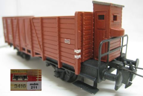Trix Express 3416 Essen m Brh braun (mdm211) TOP im schlechten Original Karton.